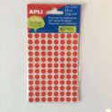 Apli adhesive labels in folders